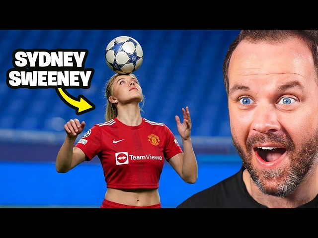 Celebrities Playing Football