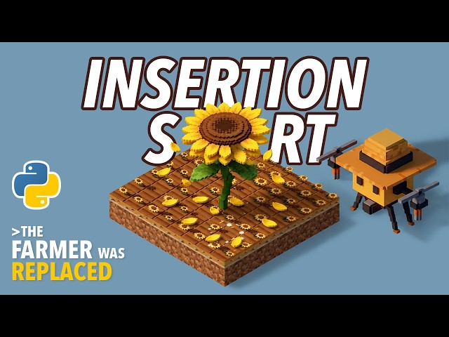 🧠 Learn to Sort Lists in Python... By Playing! (Insertion Sort) 🌻