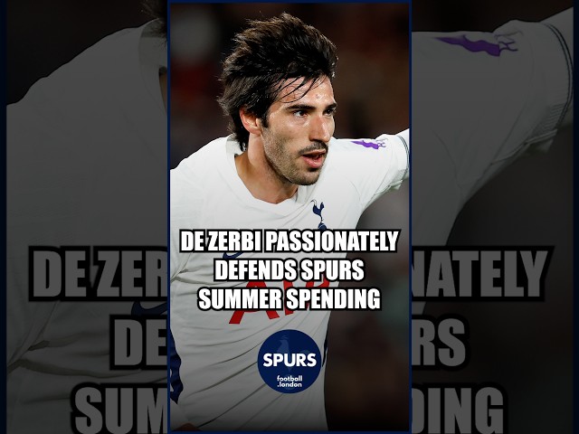😤 "I'VE HEARD TOTTENHAM MONEY TOO MANY TIMES" | Roberto De Zerbi defends Tottenham's summer spending