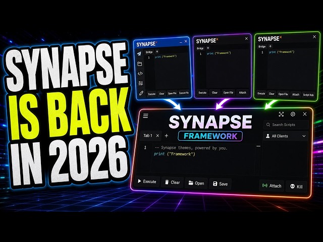 SYNAPSE IN 2026? THIS IS A VERY COOL OPEN SOURCE PROJECT | ROBLOX EXECUTOR UNIVERSAL UI FRAMEWORK