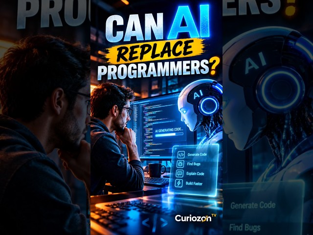 Can AI Replace Programmers? The Future of Coding 🤖💻 #shorts #viral #ai #trending