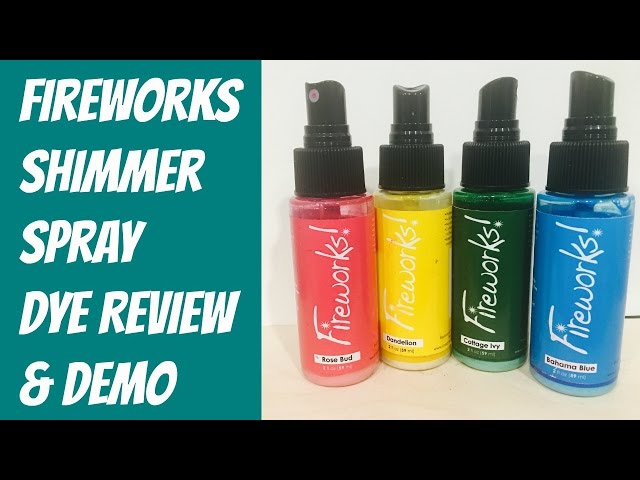 Fireworks Ink Sprays from Imagine Craft