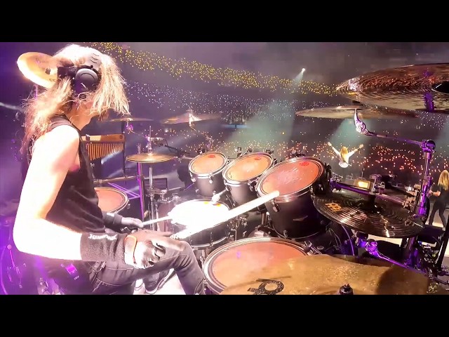 Megadeth Drummer Dirk Verbeuren Performs "A Tout Le Monde" Live In Bogota