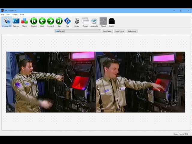 Convert a 2D movie to 3D in 3DCombine