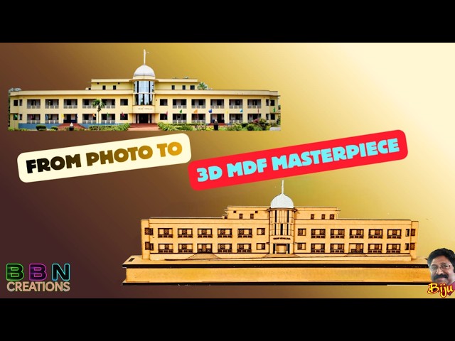 How to Convert Photo to 3D Masterpiece #lasercutting #3dmodel