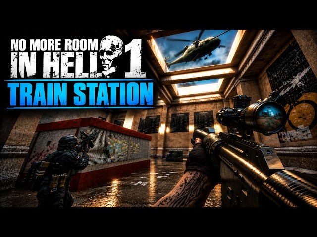 ESCAPING THE HALF-LIFE 2 TRAIN STATION | NMO_TRAINSTATION FULL CO-OP GAMEPLAY | NO MORE ROOM IN HELL