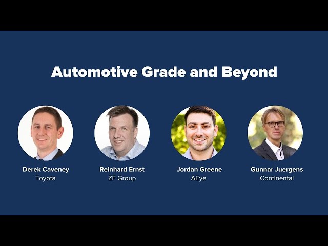 PAVE's Virtual Panel “Automotive Grade and Beyond" - Full Recording