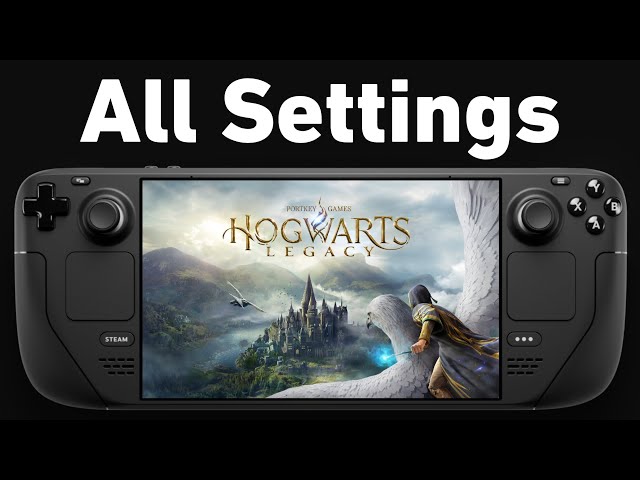 Hogwarts Legacy on Steam Deck OLED | All Settings | FSR 4 & LSFG