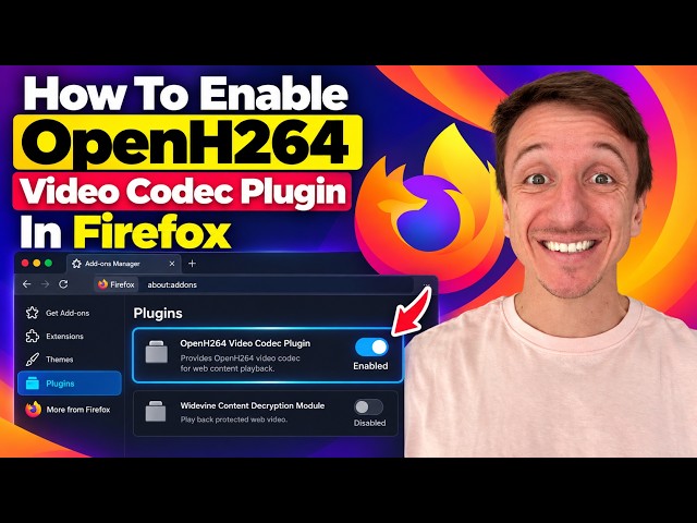 How To Enable OpenH264 Video Codec Plugin In Firefox (2026)