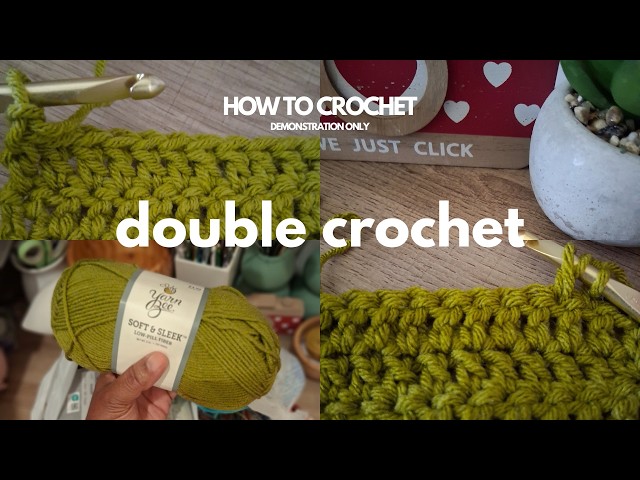 💚Double Crochet Tutorial 
