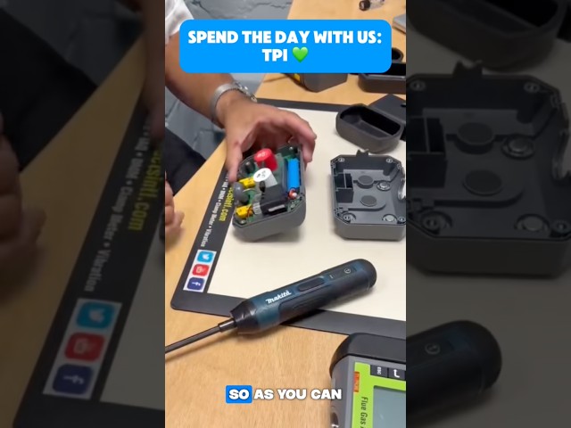 Tomkat and bumble find out what’s inside a TPI flue gas analyser on their uk tour