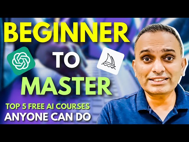 5 Best FREE AI Courses for Non-Technical & Technical Beginners 2024 | How to learn AI ML | Learn AI