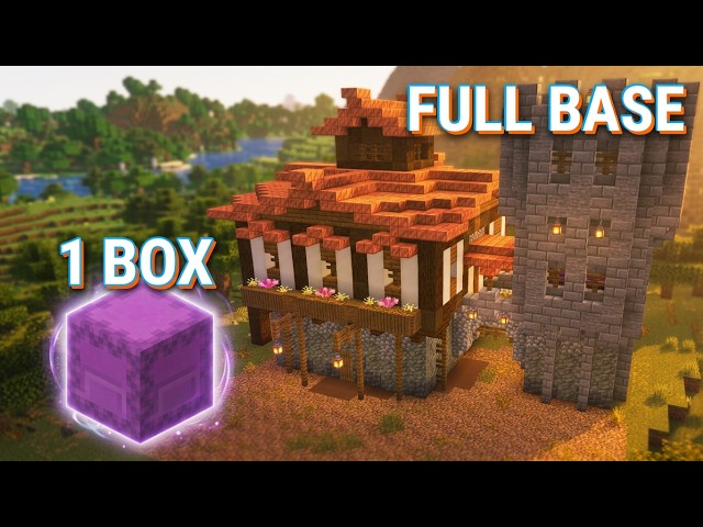 This build fits in a single shulker box!