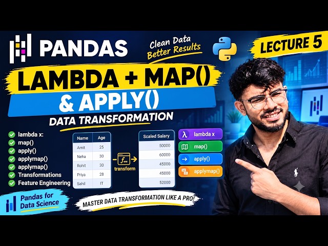 Pandas Lecture 7 | GroupBy, Aggregation & Data Visualization | EDA with Pandas