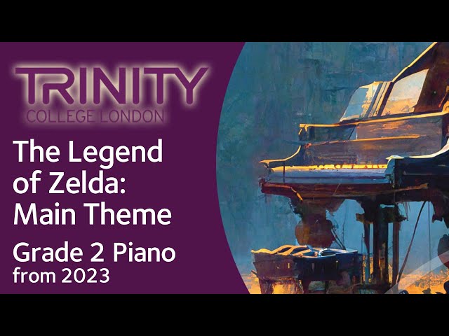 The Legend of Zelda: Main Theme / TRINITY Grade 2 Piano from 2023 / Synthesia Piano tutorial