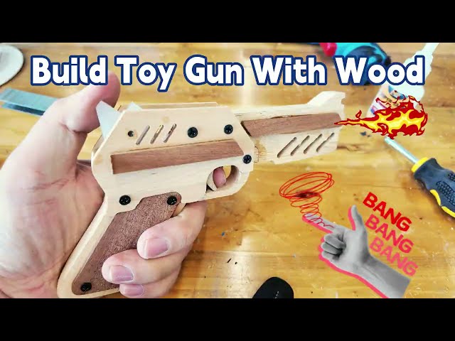 Handmade Wood Gun Craft🔫