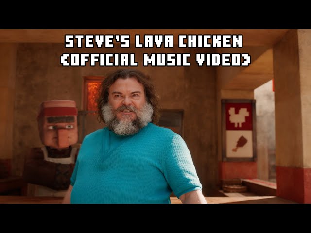 Jack Black - Steve's Lava Chicken (Official Music Video) | A Minecraft Movie Soundtrack | WaterTower