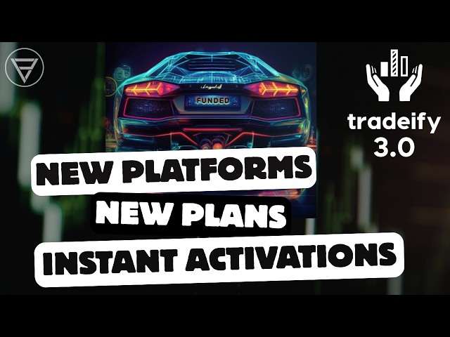 Tradeify 3.0 - NEW Platforms, Cheaper Plans & Instant Activations