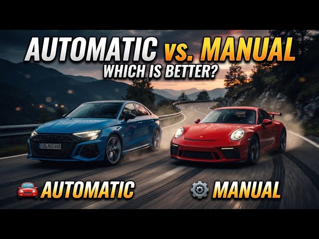 Automatic vs. Manual: Which Is Better? 🚗⚙️ | The Ultimate Car Transmission Comparison