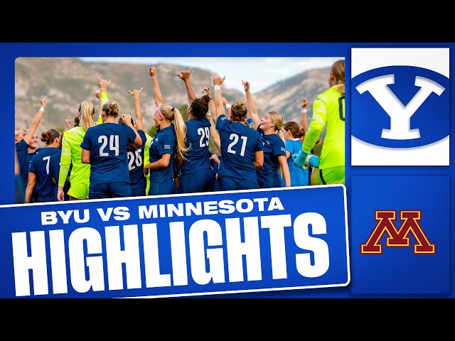 BYU Women's Soccer vs Minnesota | Full Game Highlights (2026)