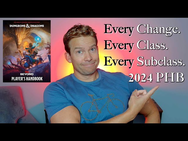 Every Class and Subclass Change for 2024: D&D Ep #177
