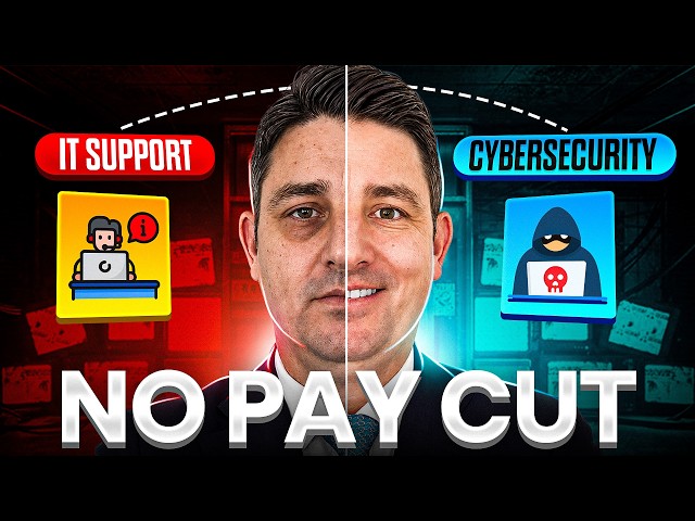IT Support to Cybersecurity Without a Pay Cut