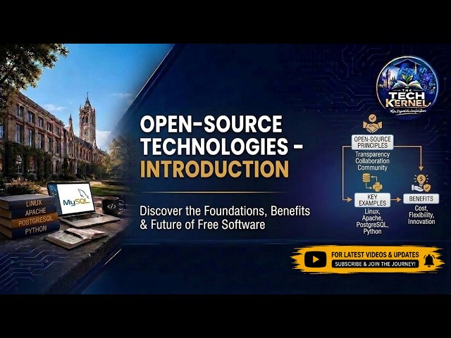 Introduction | Open-Source Technologies | From Fundamentals to Enterprise Solution | The Tech Kernel