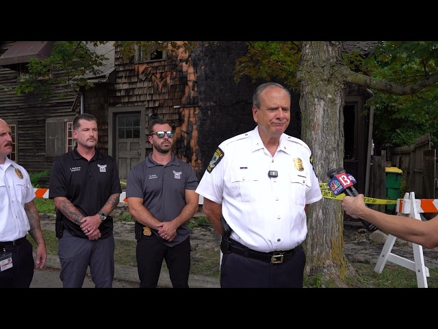195 S Main St. Arson Investigation Press Conference