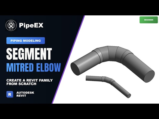 Revit MEP Tutorial: Mitred Elbow Family from scratch, including a CSV lookup table and some tricks.