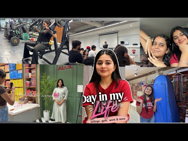 A Day in My Life 🎀 | MBA Classes, Photoshoot, Gym & Content Creator Life