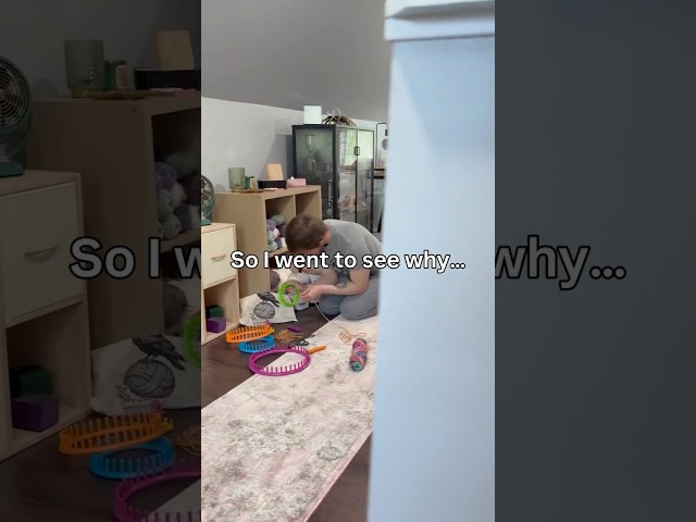 The yarn distracted him