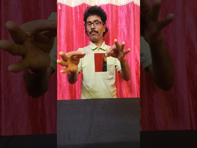 Learn a magic trick with mirrors and coins.#shorts #magic #tutorial #magictutorials