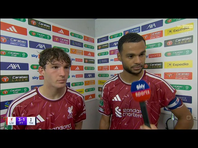Cody Gakpo "young guys put in a lot of energy" Lewis Koumas MOTM LFC V TOTTENHAM 3-1 Reaction
