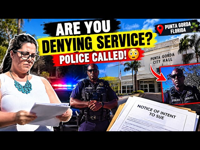 “ARE YOU DENYING SERVICE?” Police Called Over Legal Papers 😳 | Florida