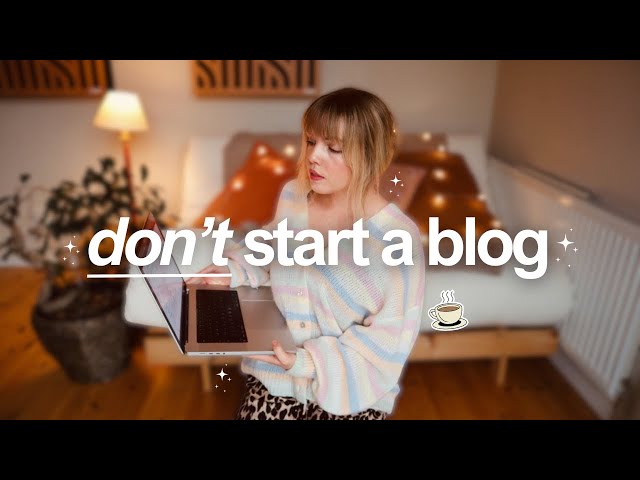 How to start a blog in 2026... or is it too late? (honest advice from a 6 figure blogger)