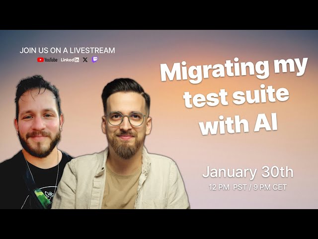 Migrating my test suite with AI
