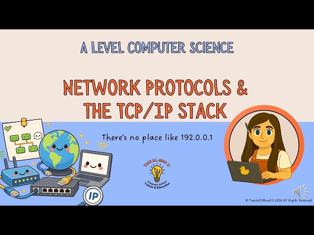 A Level Computer Science - Networks Part 2 - Protocols & The TCP/IP Stack