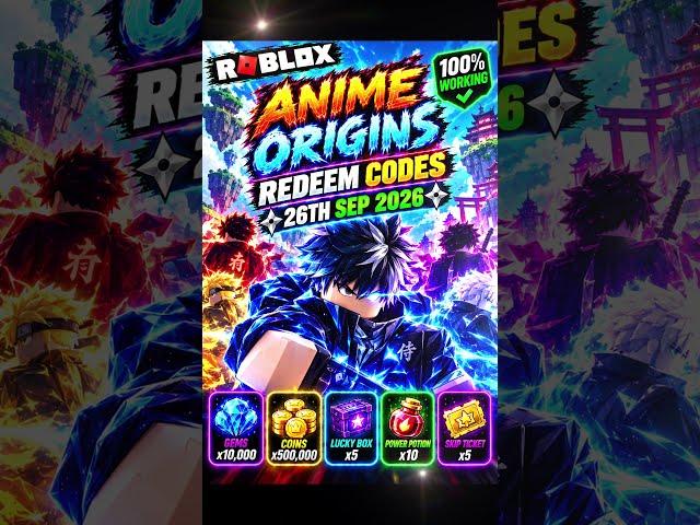 NEW Anime Origins Codes | Roblox Anime Origins Redeem Codes