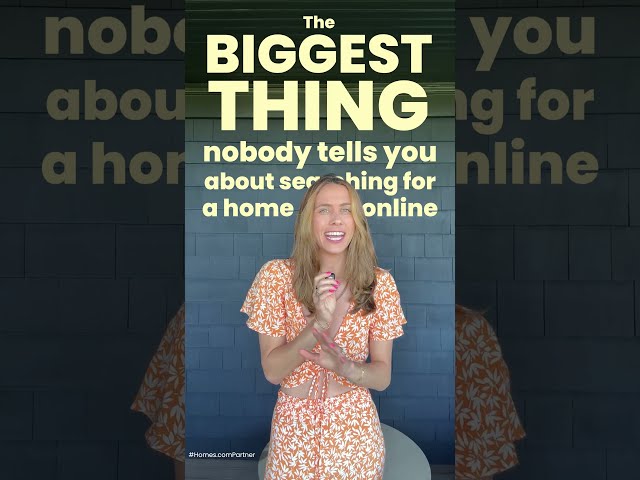the biggest thing nobody tells you about searching for a home online