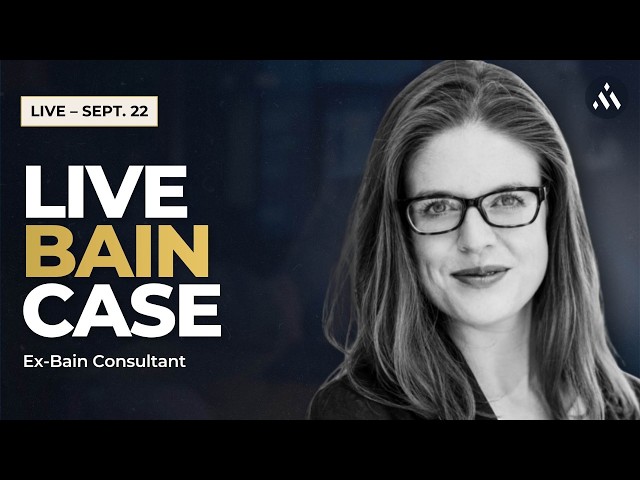 Bain Case Interview Live – What a Psychologist Notices that Most Miss