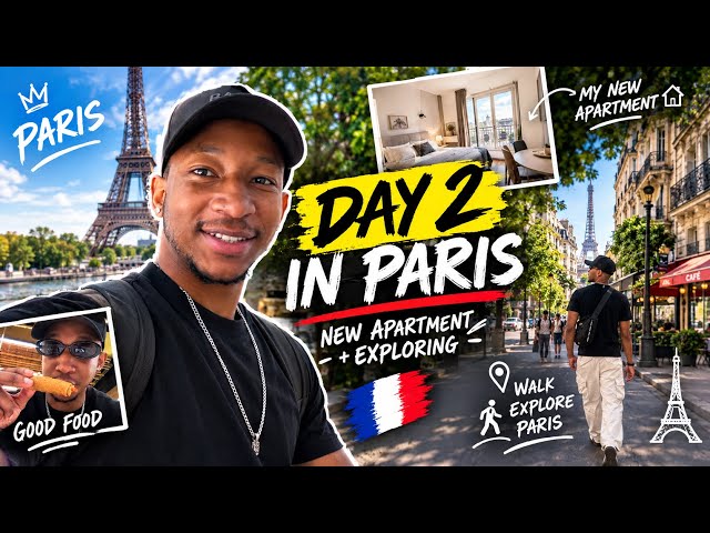 I FOUND MY NEW APARTMENT IN PARIS 🇫🇷 | Vlog — Day 2
