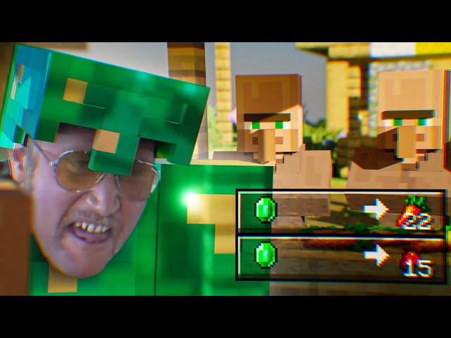 Quand tu te fais arnaquer par les Villageois dans Minecraft