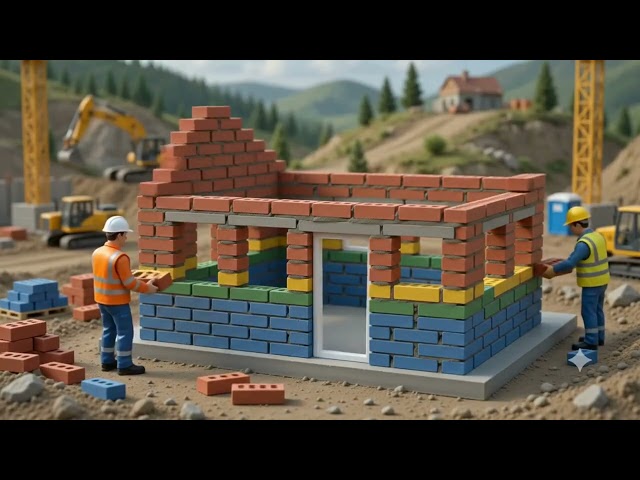 Mini City Railway Crossing Construction | Storm Damage Recovery & Mega Build Project