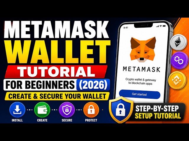 How To Create A MetaMask Wallet (2026 Beginner Guide) 🔥 Safe Setup Tutorial