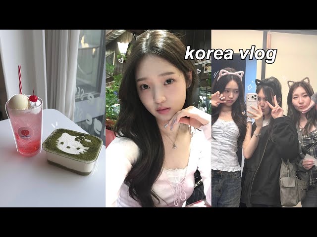 KOREA VLOG🍙: meeting a kpop a group, tarot reading on love life, shopping spree, friend hangouts