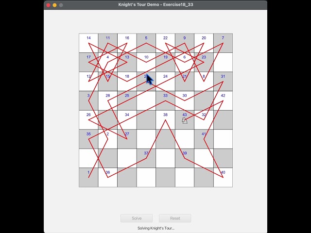 Knight Tour #programming