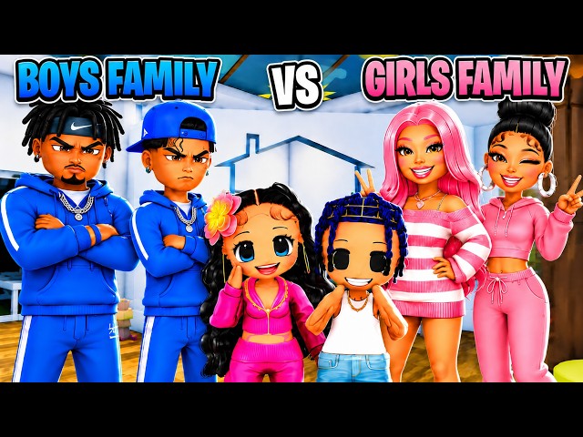 REALISTIC TWINS GET ADOPTED BY BOYS VS GIRLS FAMILY In LifeTogether 🏠 RP | Roblox