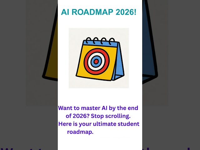 How to Master AI in 2026 (Step-by-Step Student Roadmap) #airoadmap