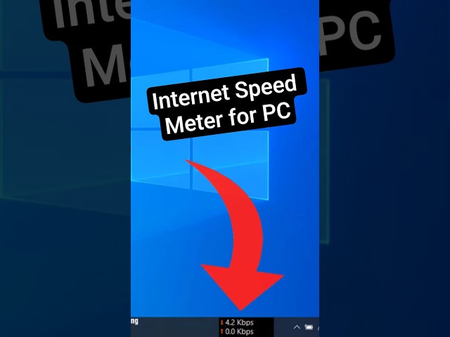 Net Speed Meter - Free download and install on Windows l internet speed meter in PC l Bivash Academy