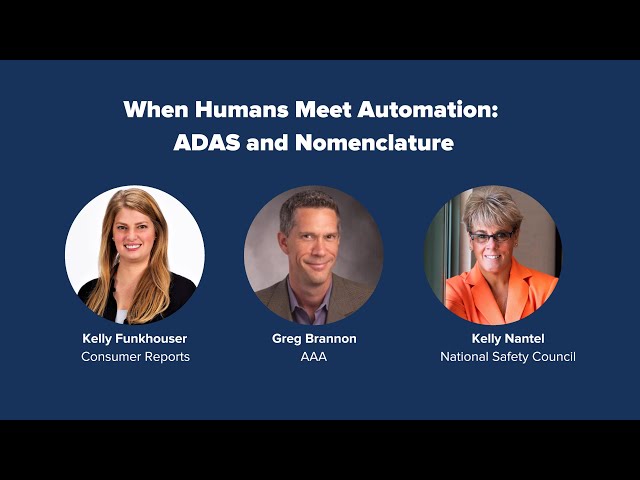 PAVE's Virtual Panel "When Humans Meet Automation: ADAS and Nomenclature” - Full Recording